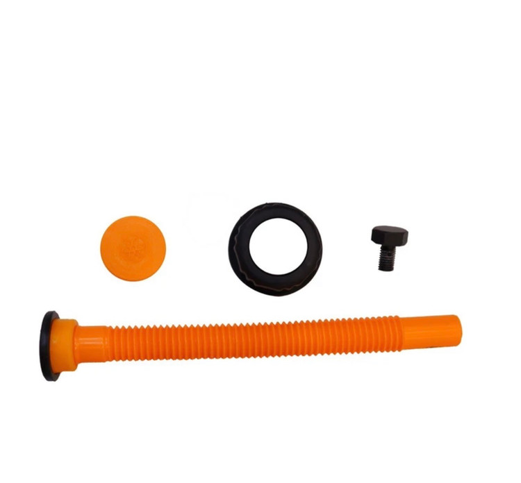 گالن سوخت بلک ویلز Black Whales 24L نمای جانبی