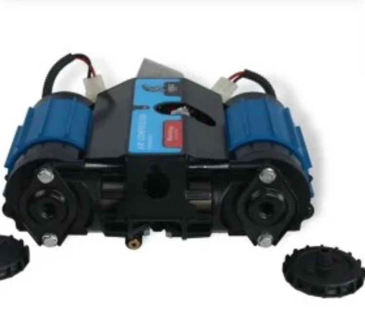 کمپرسور باد دو سیلندر نکو NECO 174 L/min نمای جانبی