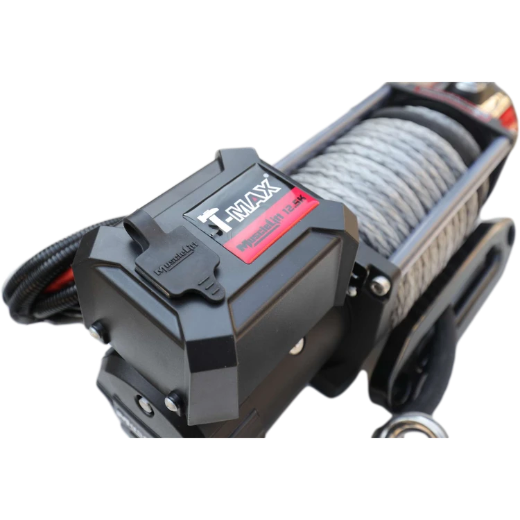 وینچ T-Max Muscle Lift 12500lbs نصب روی خودرو