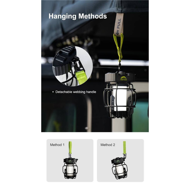 فانوس شارژی مدل Thunder Lantern - سهپایه
